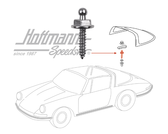 Tenax male, 4.2x16, chromé                                                                          