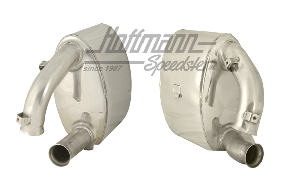 Jeu de silencieux sport, inox, 993                                                                  