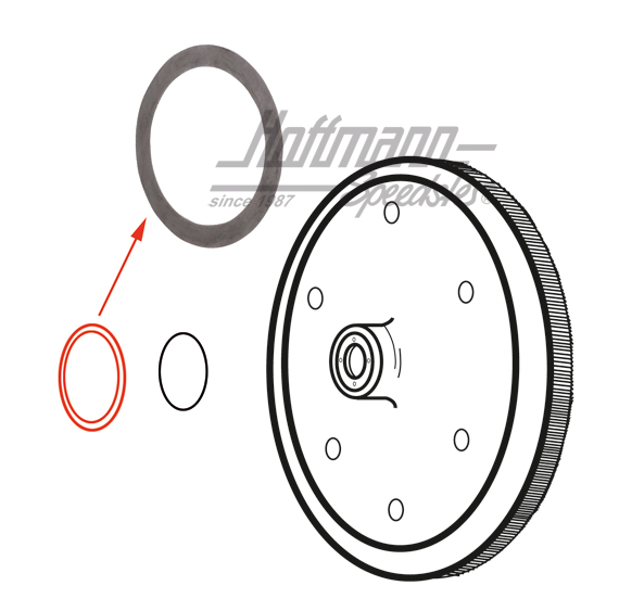 Rondelle, volant moteur, 0.30mm | 021 105 281 | 092-0215-30