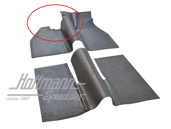 Revêtement caoutchouc, plancher, 8.67-7.72, noir | 113 898 703 K | 020-0026