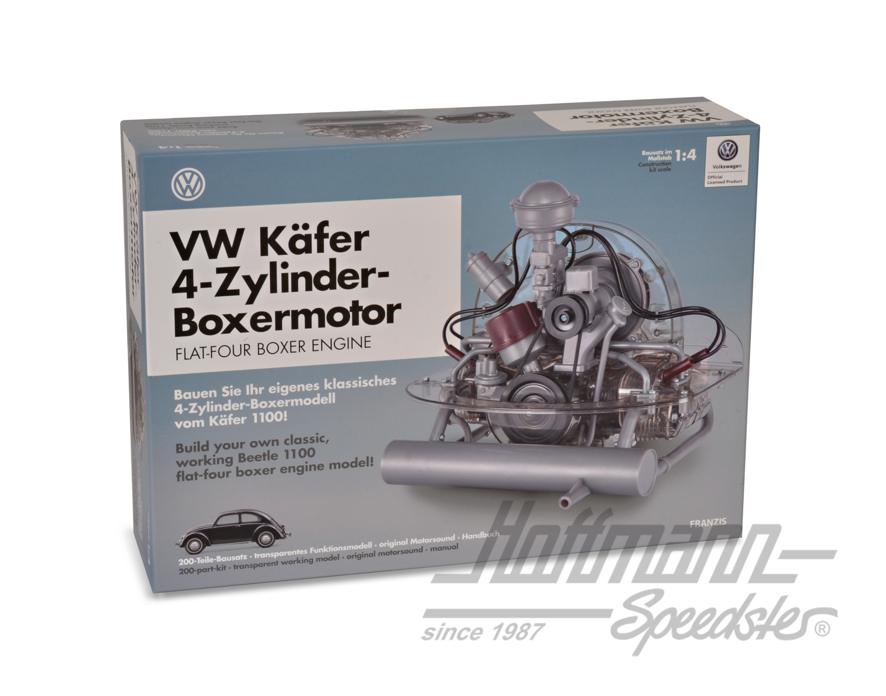 VW COX moteur boxer 4 cylindres, kit de maquettes | 40 19631 67038-0 | 046-1000