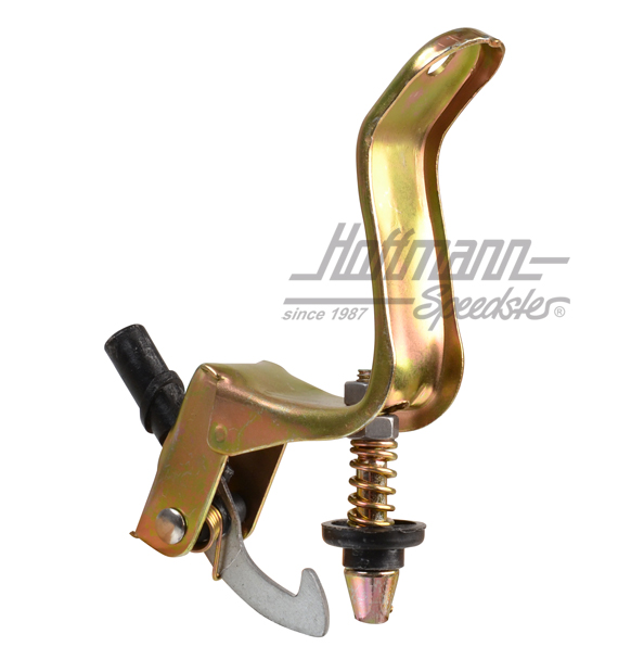 Partie supérieur, serrure de capot avant, 8.67-, noire | 111 823 507 F | 020-2549