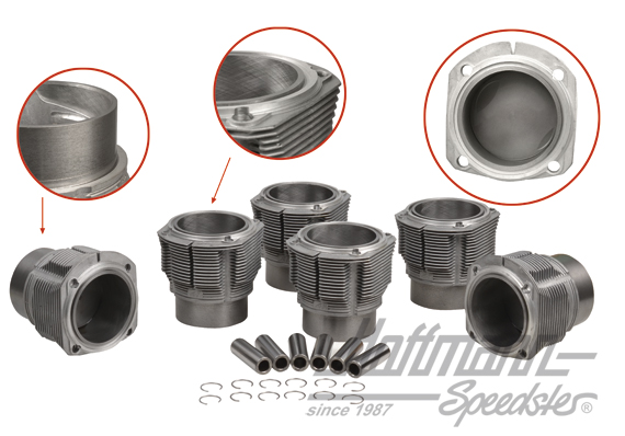 Kit cylindrée, Porsche 911S, 2.2/2.4, 84mm (L) | 008 911 84E | 530-0021