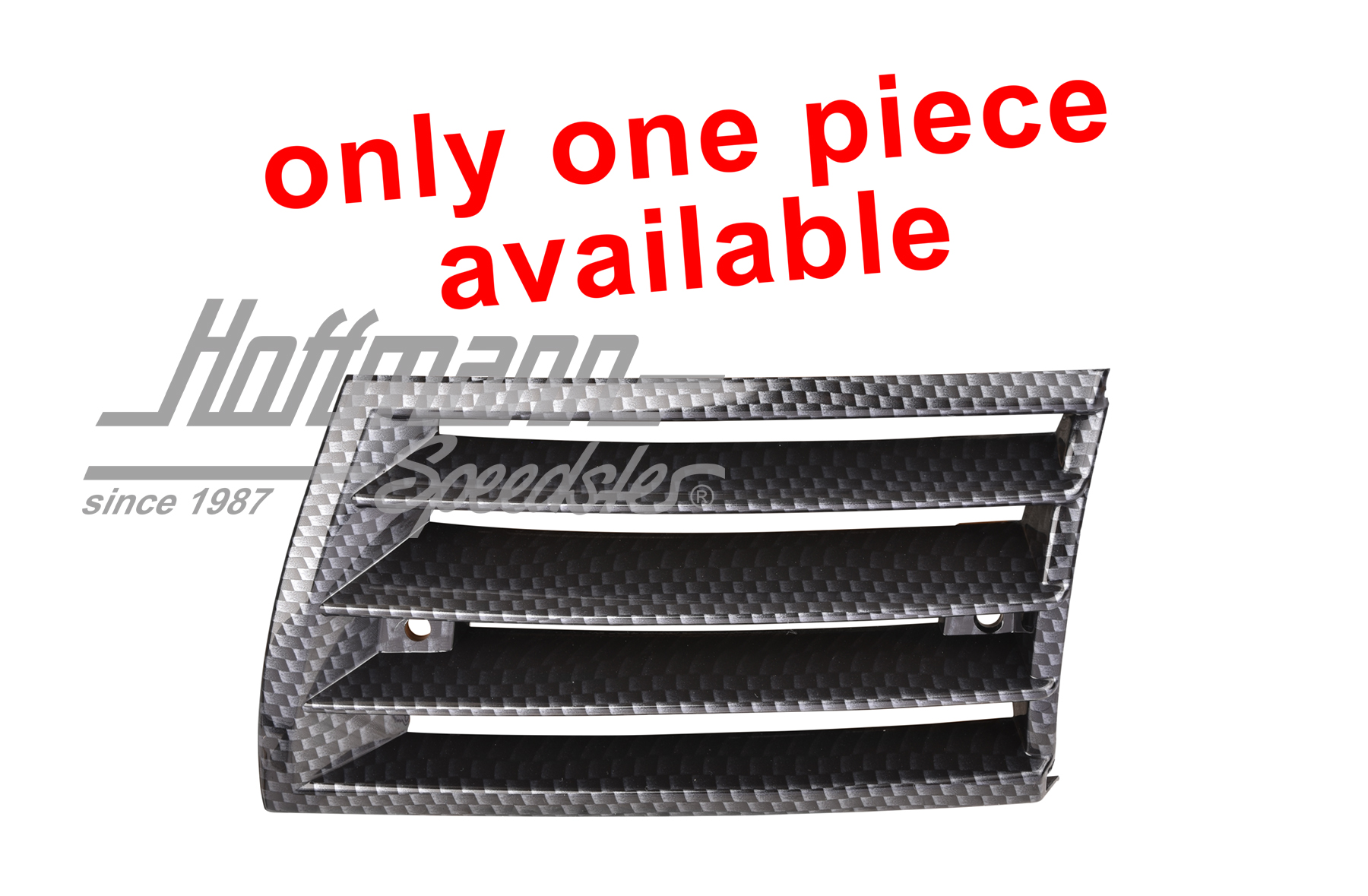 Grille de klaxon, Look carbone, 69-73, gauche | 911 559 431 03 | 510-9517-11