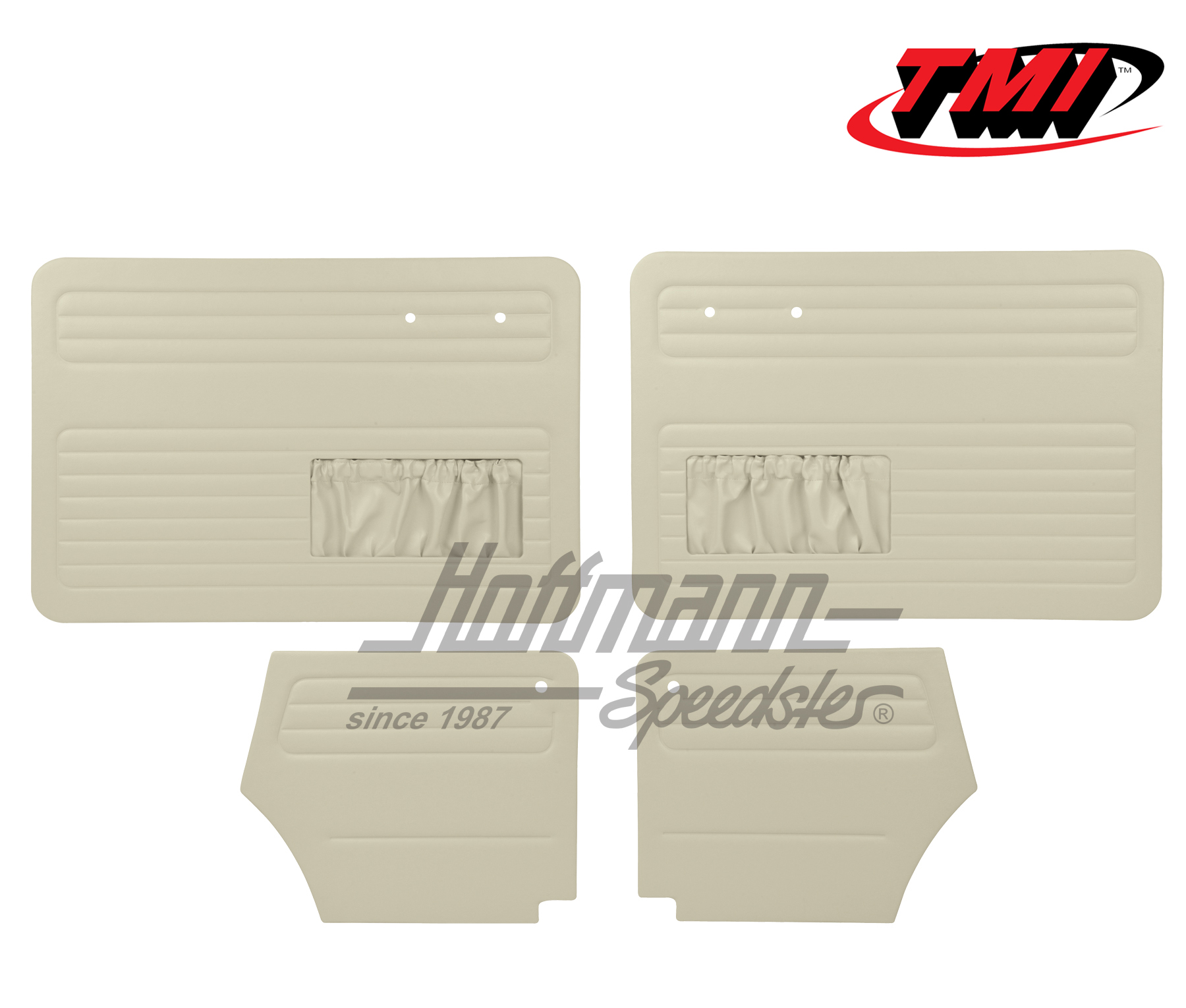 Panneaux de portes, Cox Cabriolet, 55-64, blanc cassé | 10-1327-15 | 055-7554
