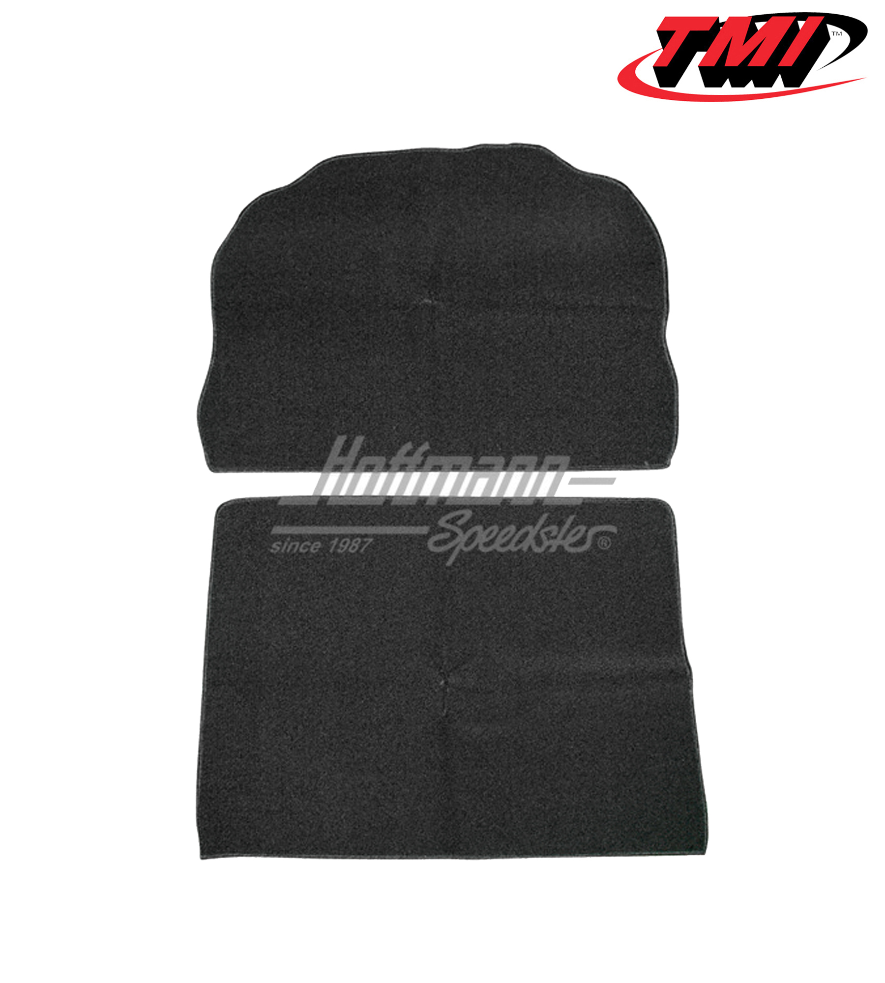 Tapis de coffre avant, velour, noir, 1302 | 34-T1254-801 | 055-7666