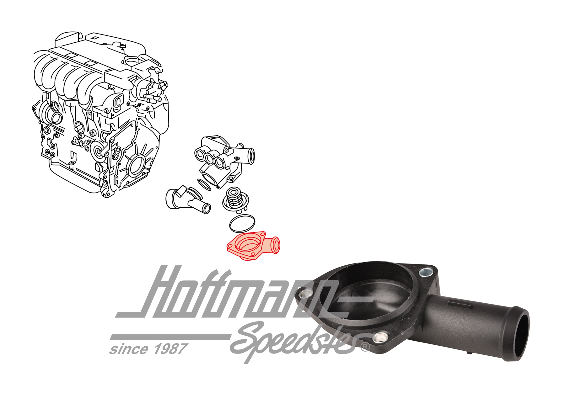 Tubulure, Bus T4 VR6/Golf 3 VR6 | 021 121 121 A | 401-1980-33
