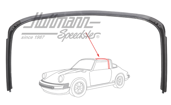 Joint, arceau Targa, avant, 911, 86-                                                                