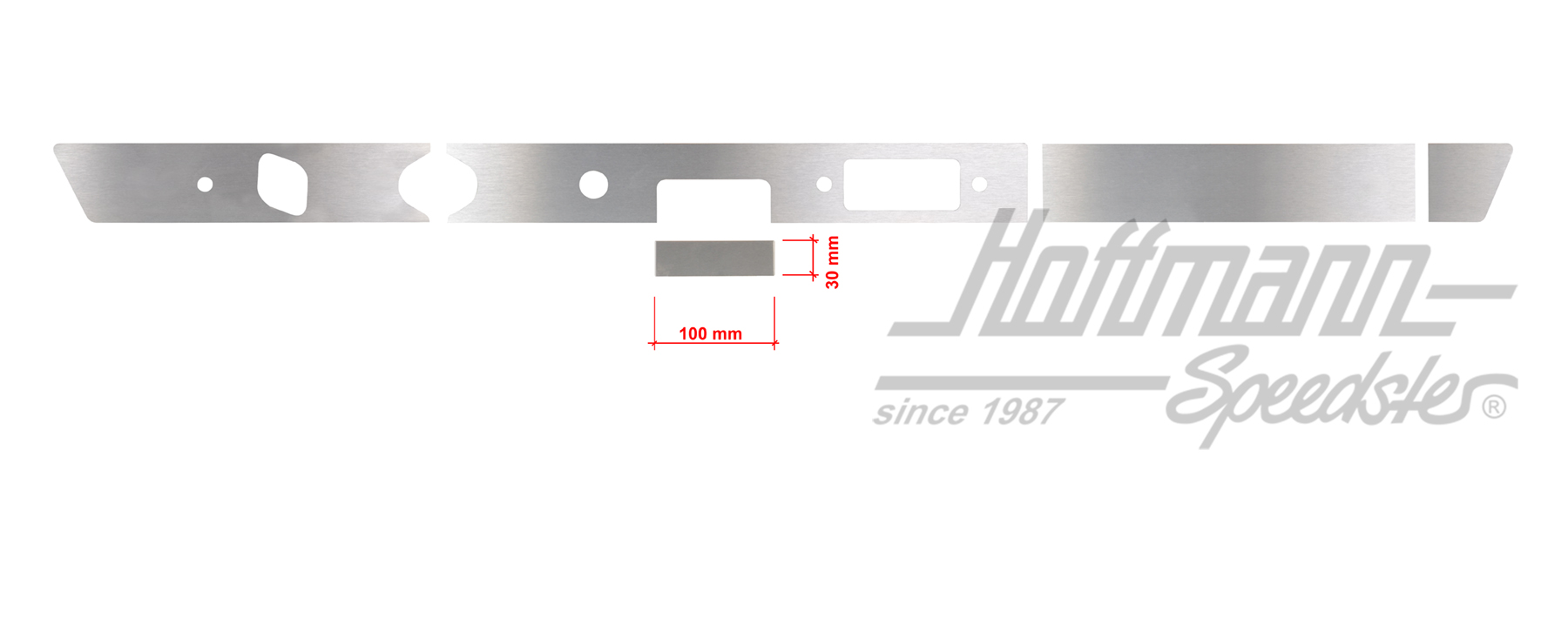 Écran, tableau de bord, 911, 100x30mm | 901 552 041 52  Satz 2 | 580-0010-30