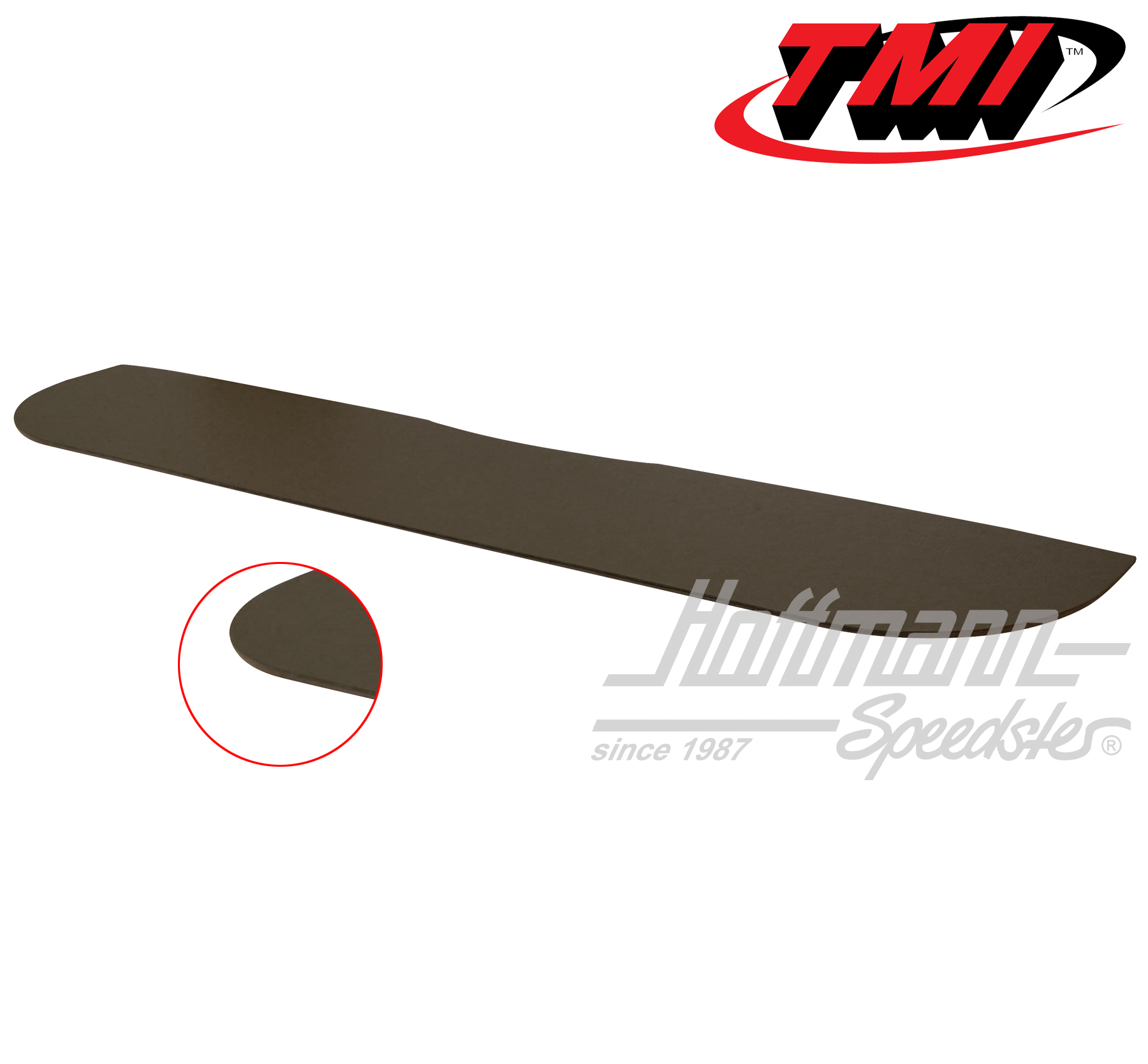 Panneau de dossier de banquette, en haut, 62-67, noir | 10-2140-11 | 098-0716-01