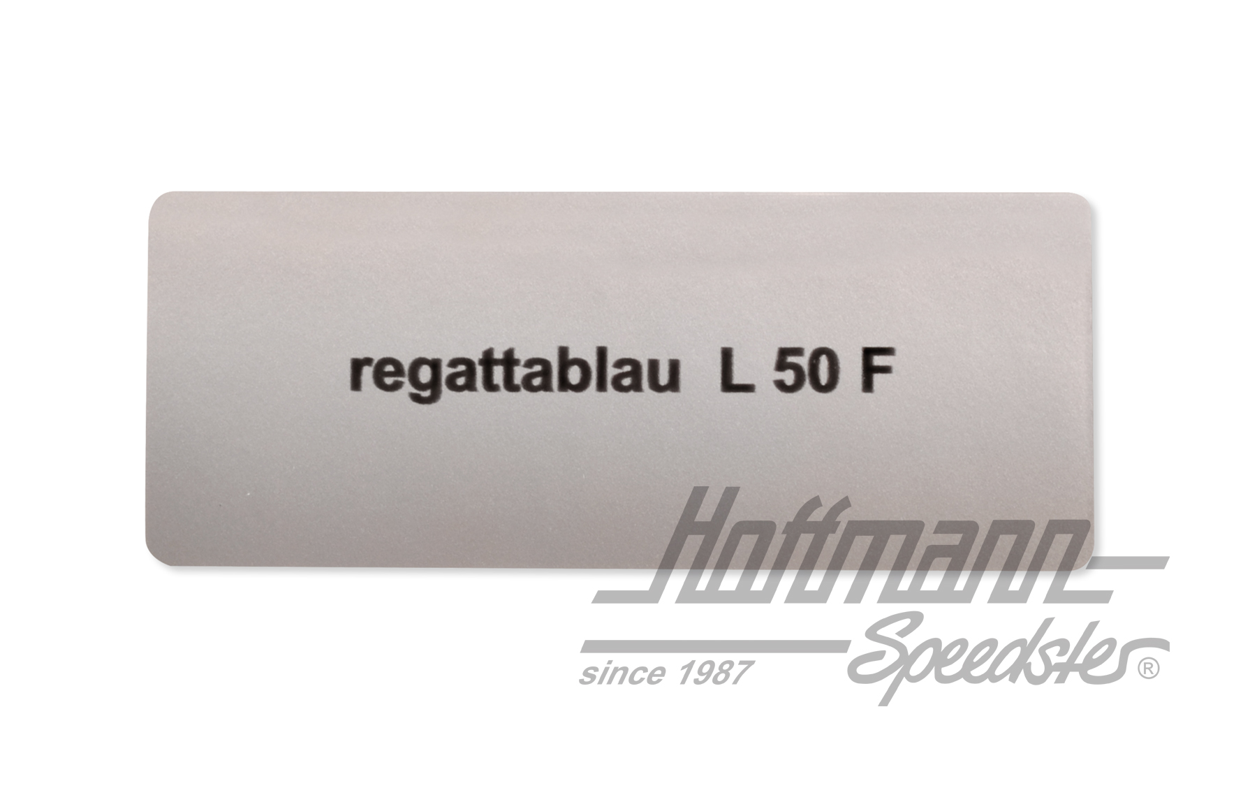 Autocollant, numéro de couleur L50F, bleu régate | L50F | 021-0180-11