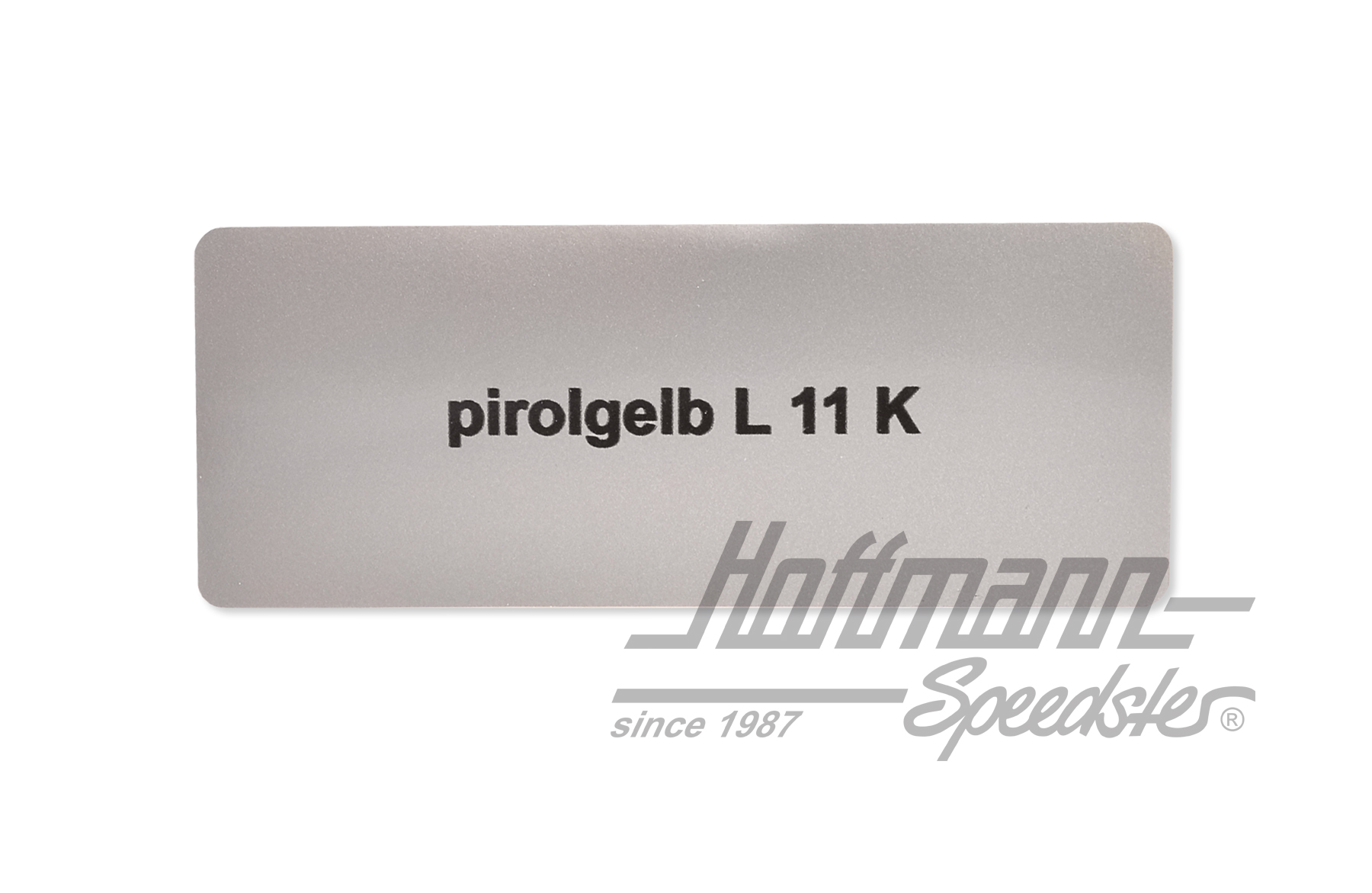 Autocollant, numéro de couleur L11K, jaune pirol | L11K | 021-0180-03