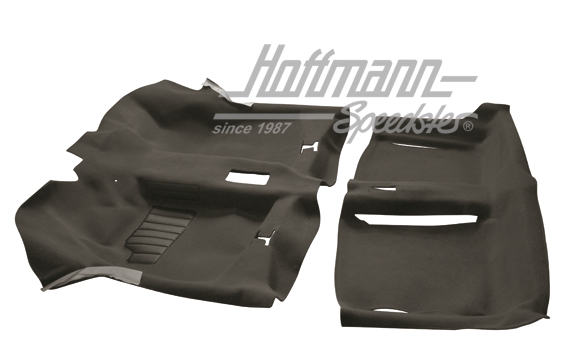 Kit moquettes, Golf 1 Cabriolet, noir | CK5504 Black | 180-3012-10