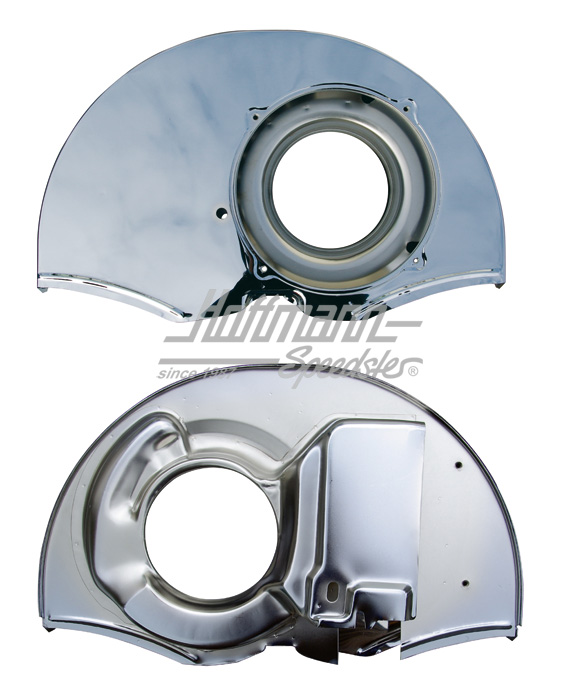 Carter de turbine "Ovali 22KW/30CV", chromé, sans ouvertures de chauffage | AC 119022 | 020-1109