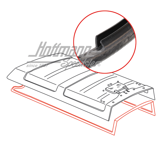Joint, toit relevable, Westfalia (grand) | 253 070 708 | 350-9050