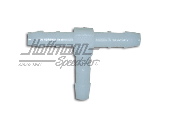 Raccord de tuyau en T, 4mm, plastique | TS 4 | 020-0768