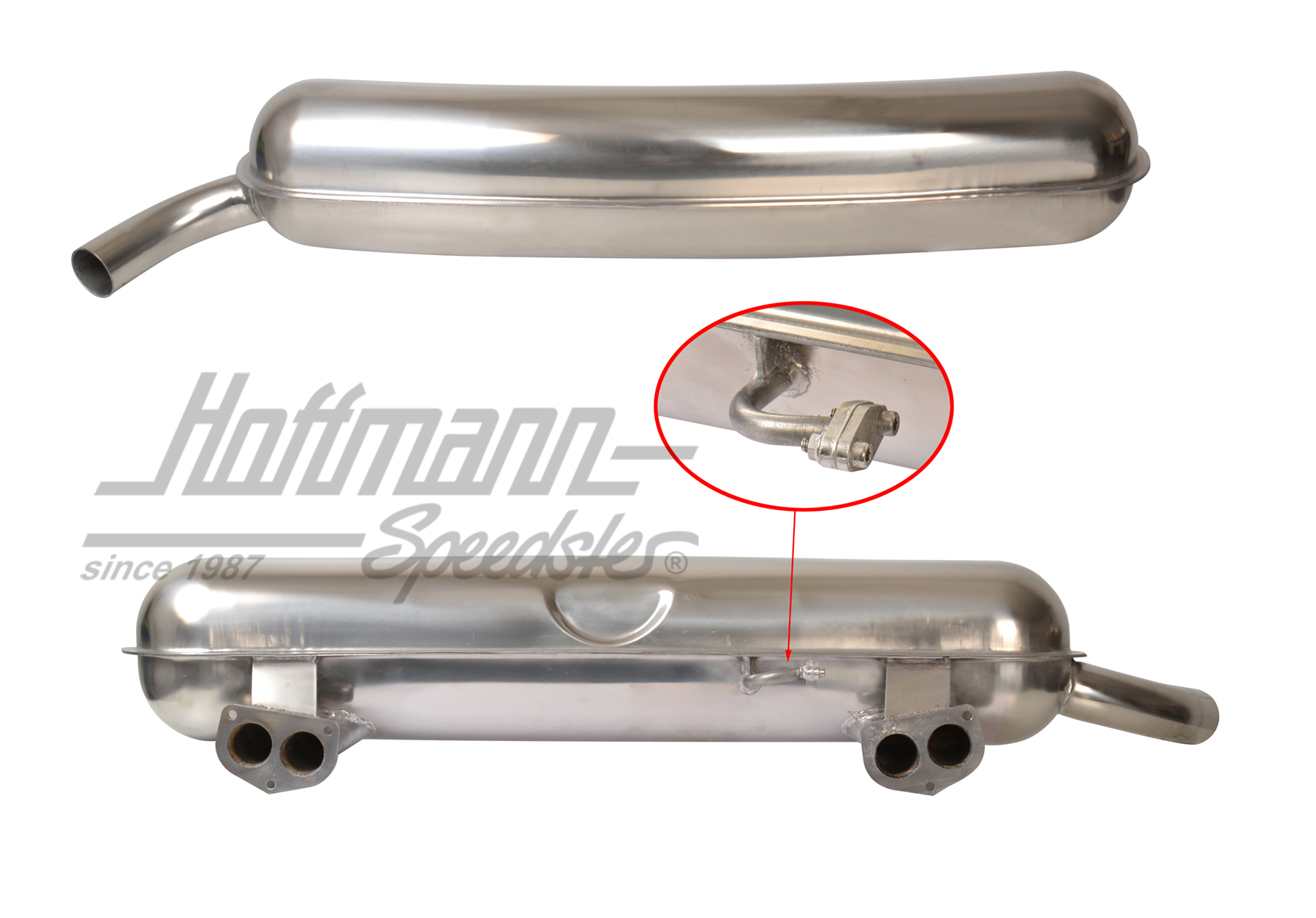 Silencieux, inox, 912E, USA                                                                         