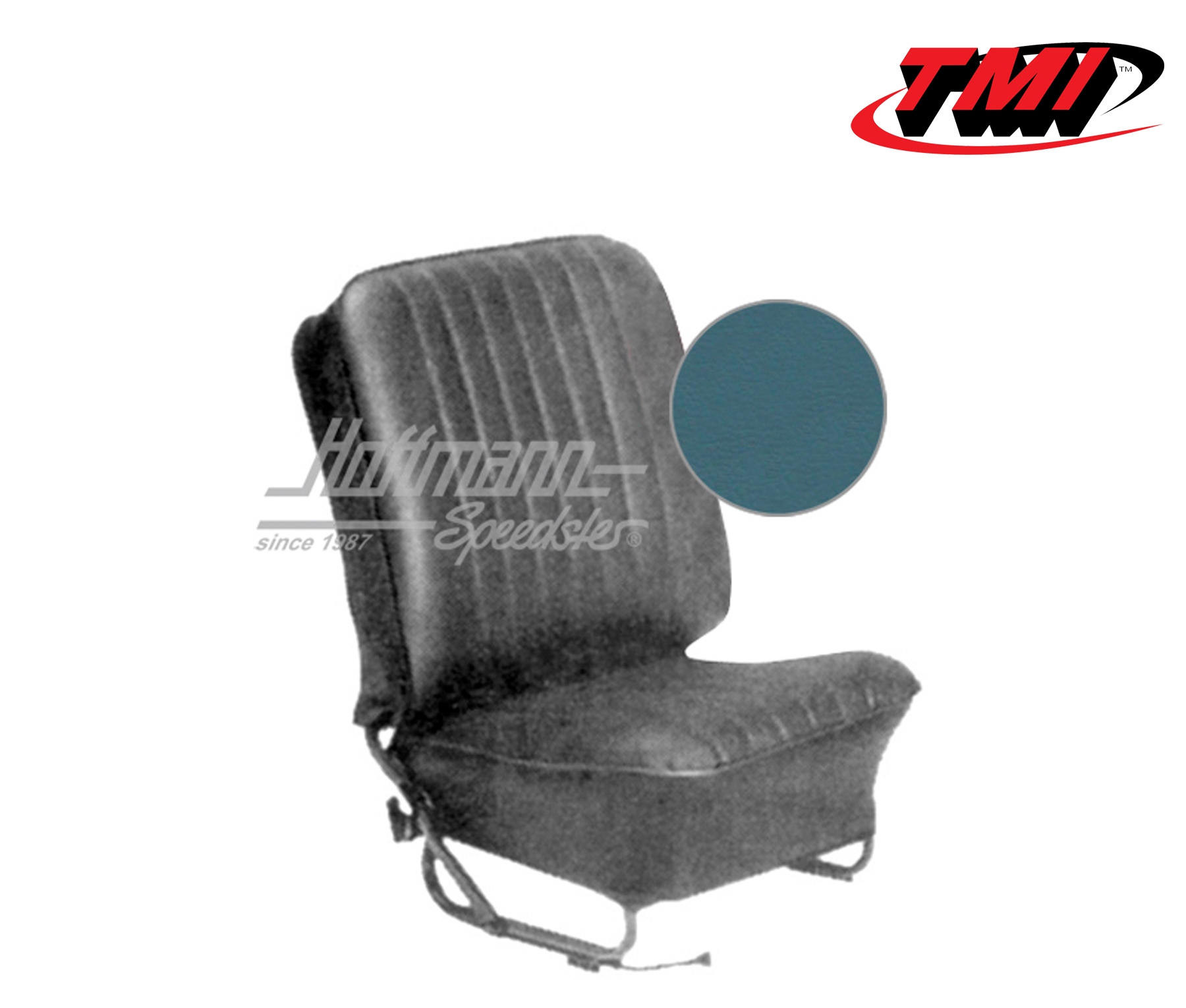 Housses de sièges, Cabr., 8.57-7.64, Classique, bleu eau | 43-1322-24-24-15W | 055-6623
