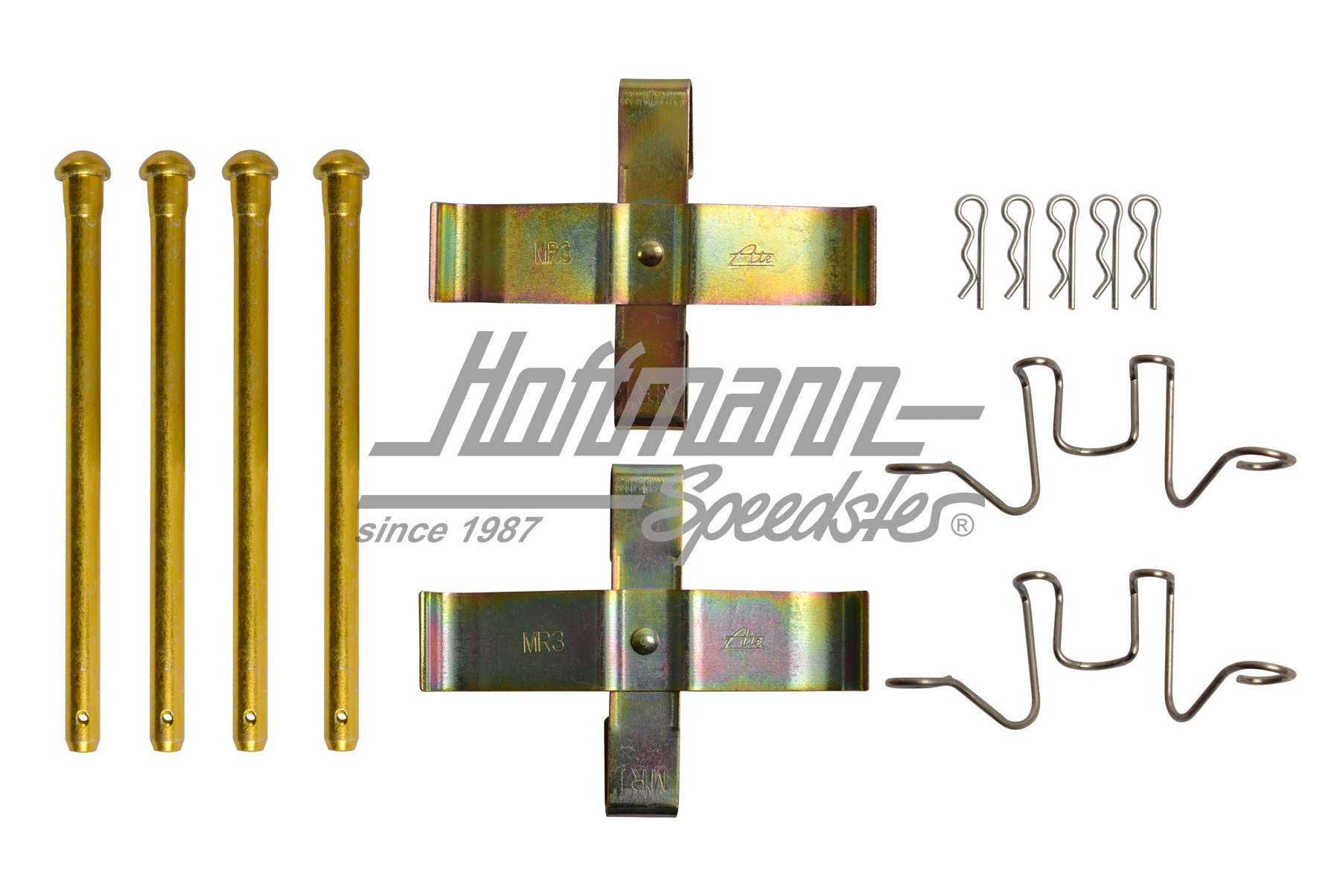 Jeu de fixation, plaquettes de frein, arrière                                                       