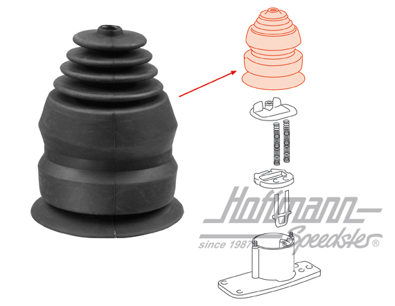 Soufflet, levier de vitesses, 911, 73-89                                                            