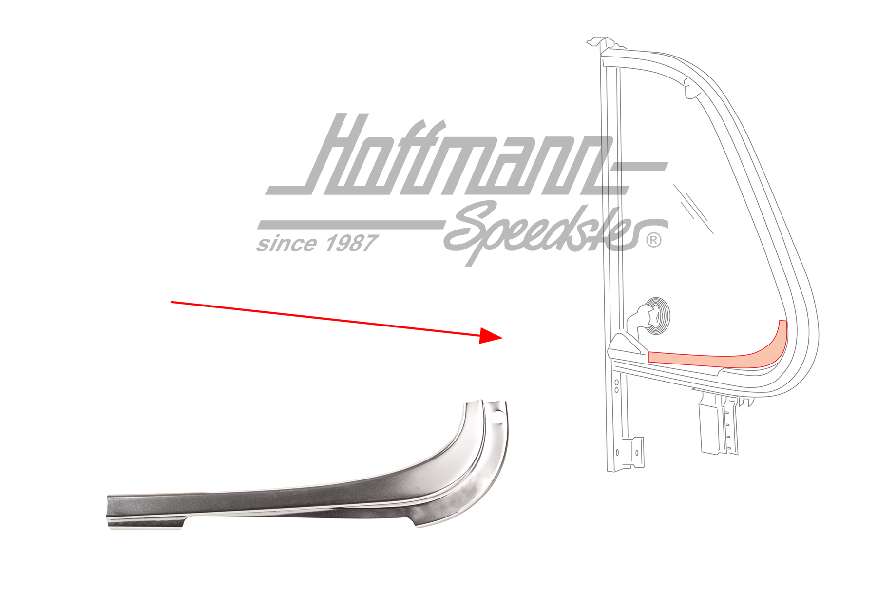 Cache, déflecteur, 8.67-, droite | 113 837 622 B | 020-5194-52
