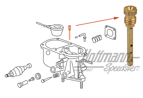 Gicleur de compensation, 130, 28 PICT/28 PICT-1 | 113 129 435 | 020-1316-50