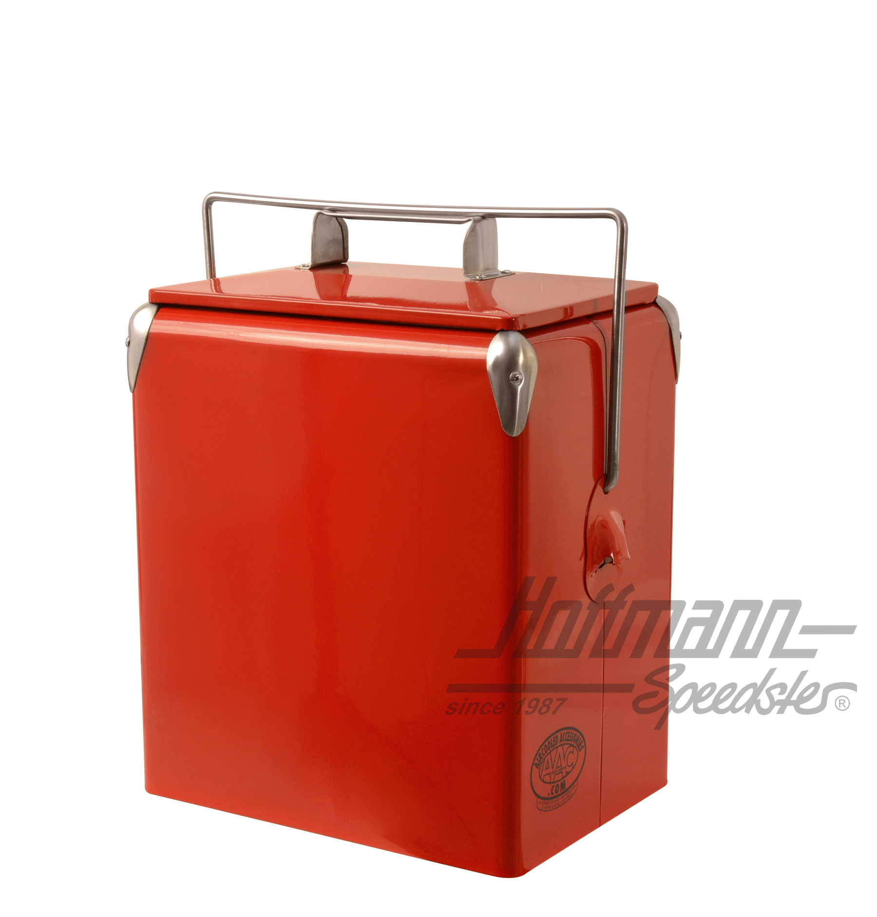 Glacière, Vintage Cooler, lisse, rouge | AAC077 | 021-2400-20