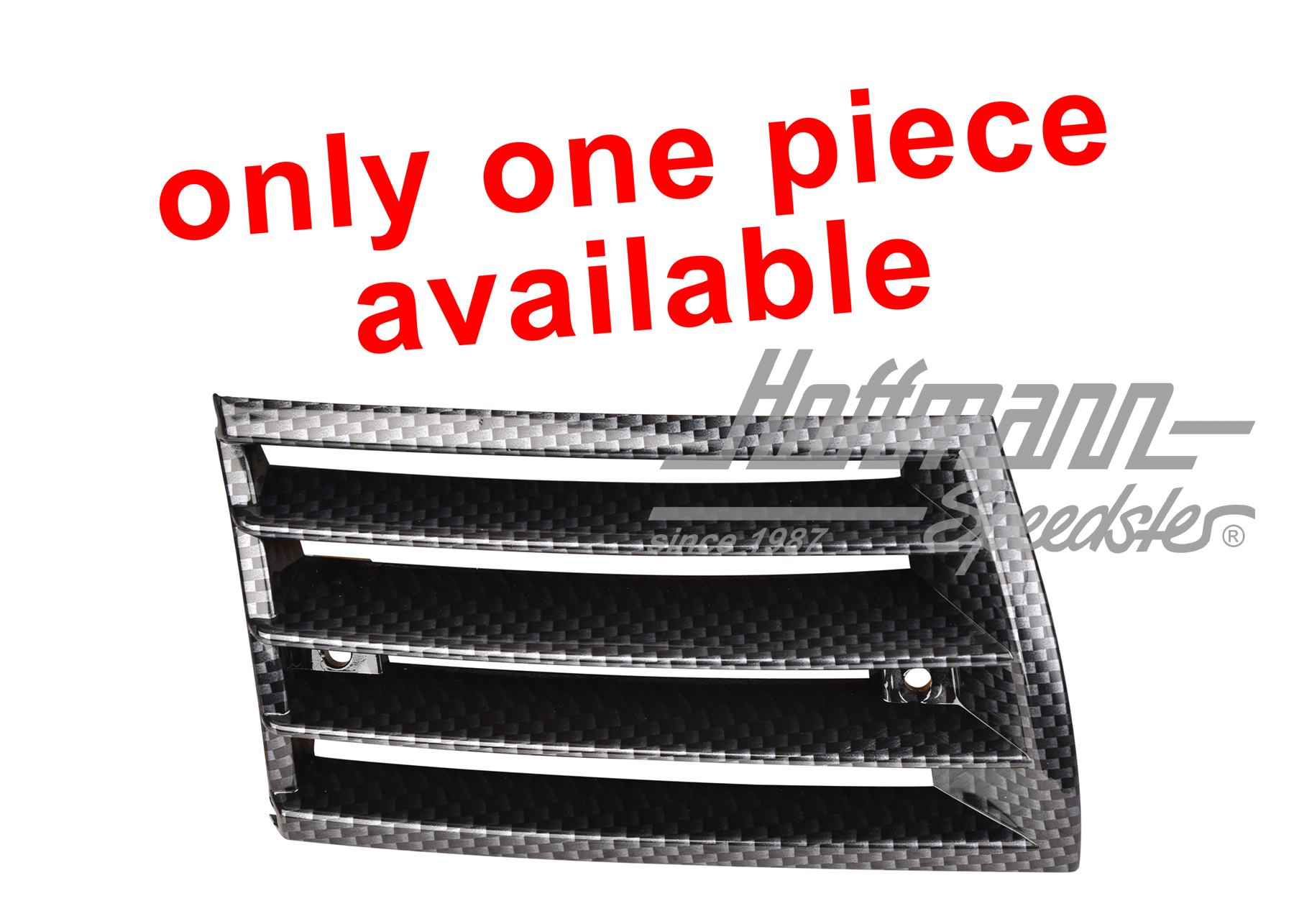 Grille de klaxon, Look carbone, 69-73, droite | 911 559 432 03 | 510-9517-12