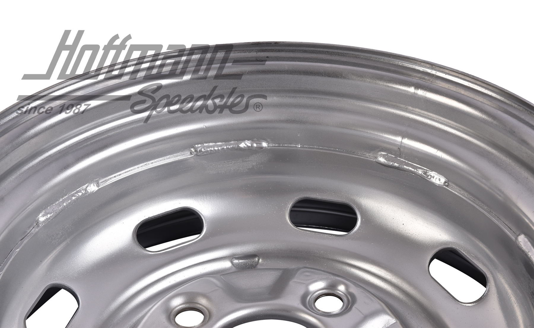 Jante à base creuse, chromée, 5.5x15, déport 25                                                     