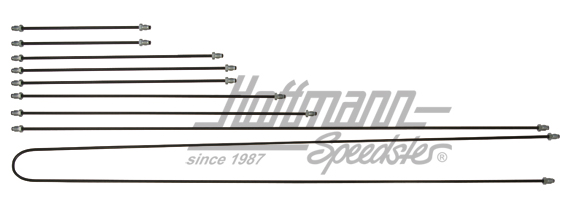 Kit de tuyauterie de frein, Porsche 911/912, .68 | 9935.7902 | 522-1027