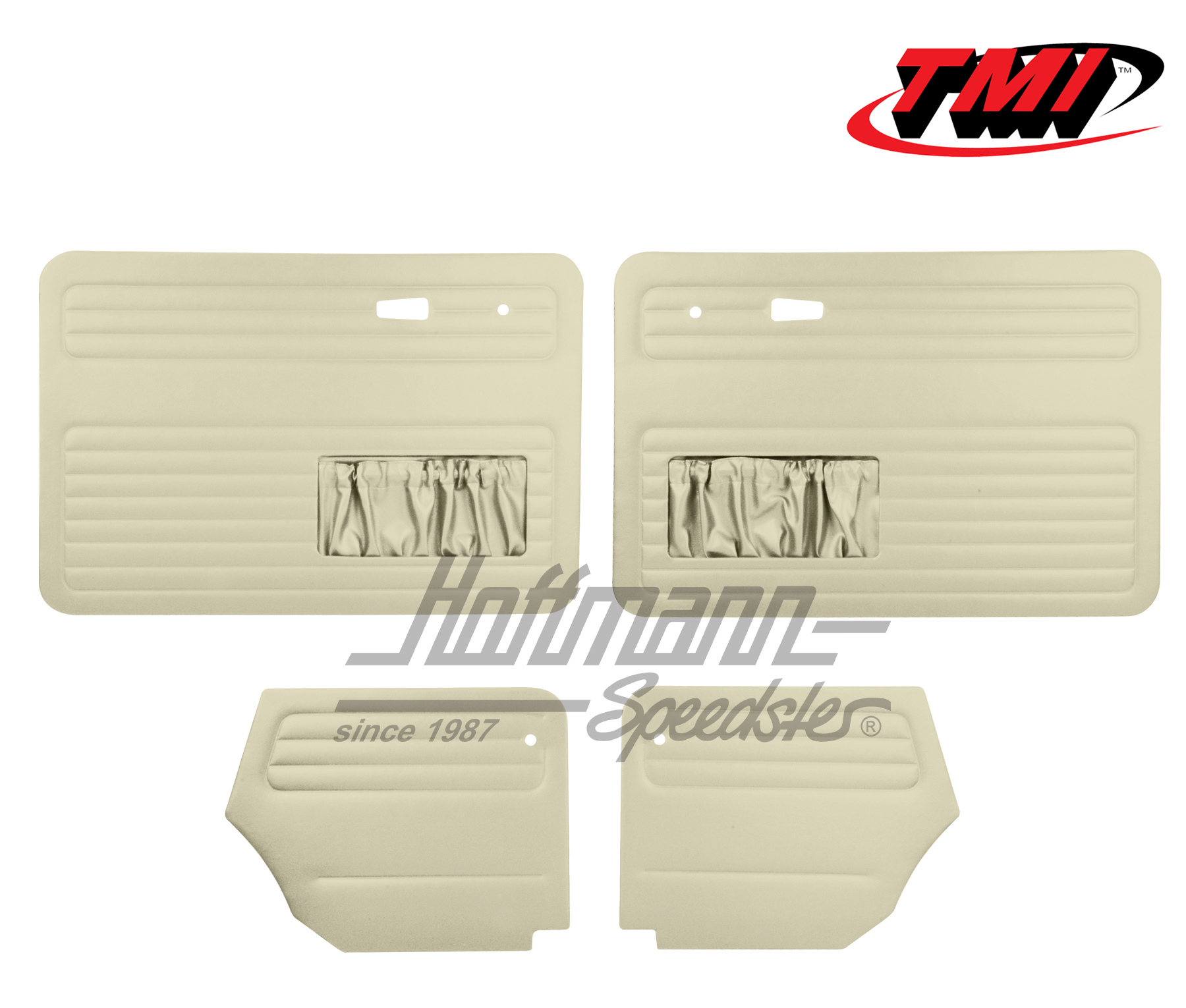 Panneaux de portes, Cox Cabriolet, 66-72, blanc cassé | 10-1329-15 | 055-7574
