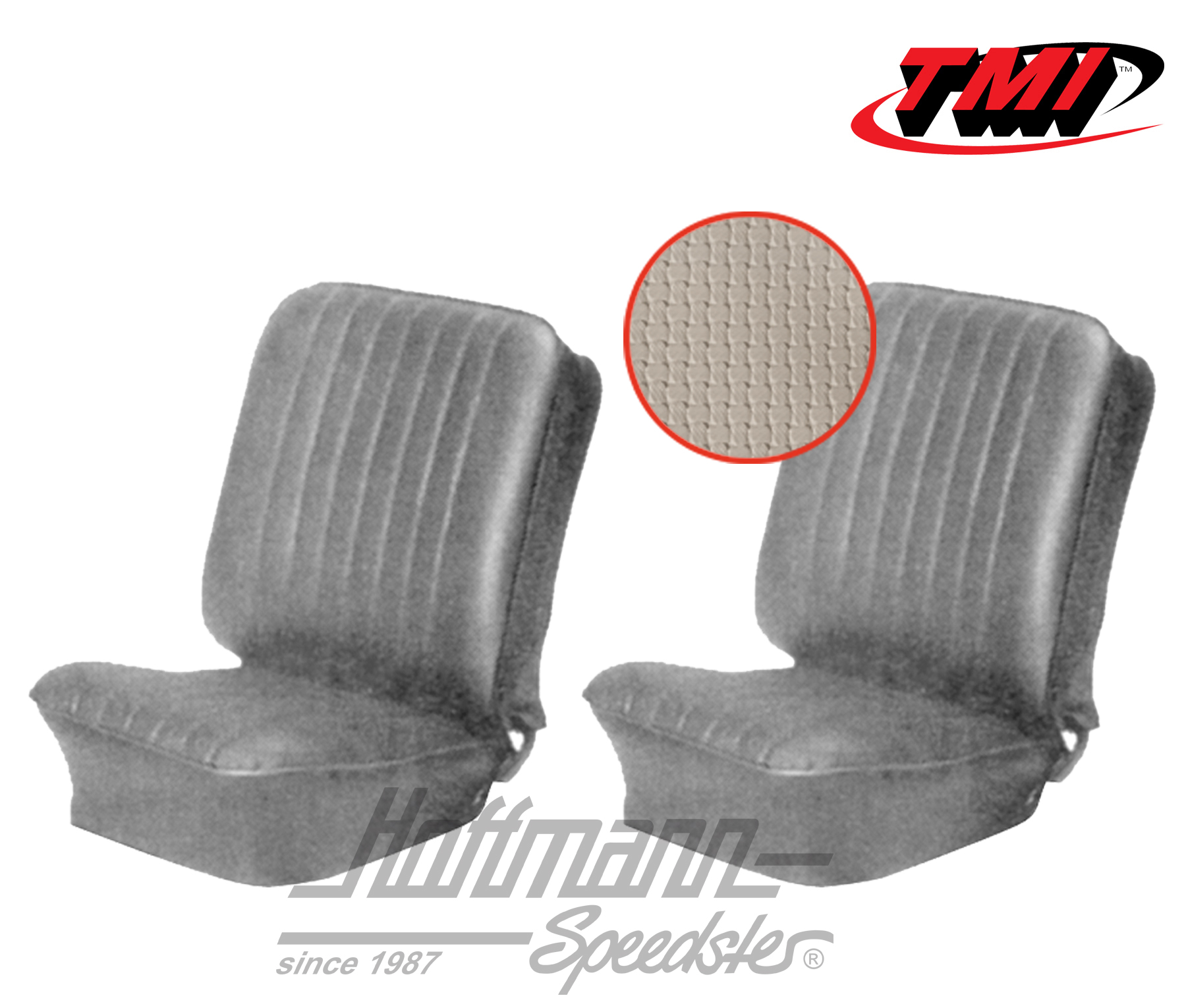 Housses de sièges, Karmann Ghia, 55-60, blanc cassé | 43-1501-05 | 066-0065-50