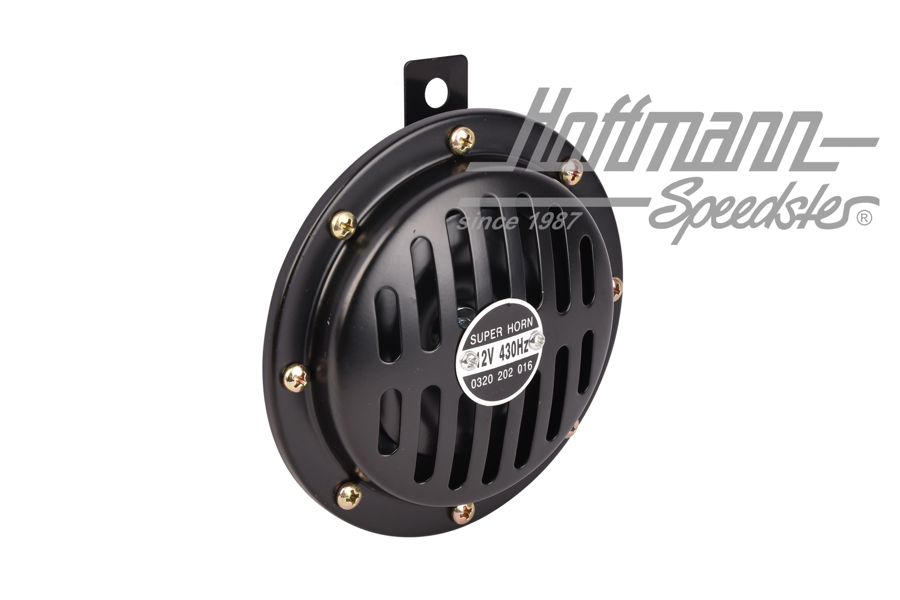 Klaxon, noir/noir, 12V, 120mm | --- --- --- | 020-4445-90