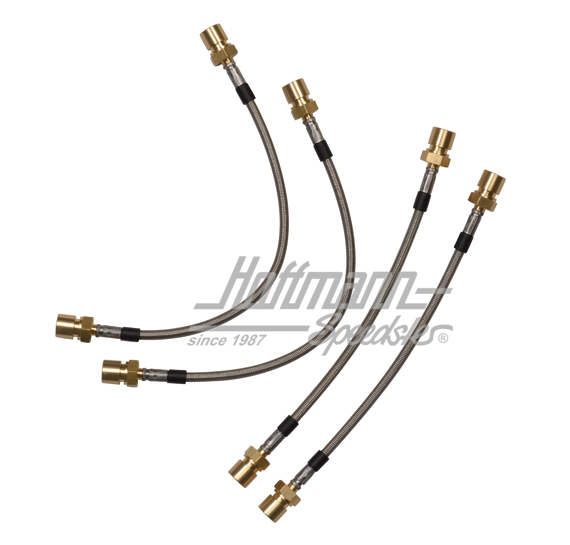 Jeu de flexibles de frein "Stahlflex", 914/4                                                        