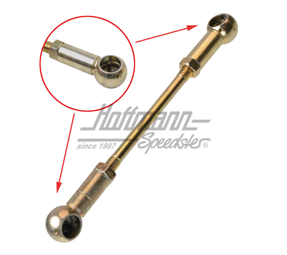 Tirant, carburateur, 1.7-2.0, gauche/droite | 021 129 847 | 092-0866-22