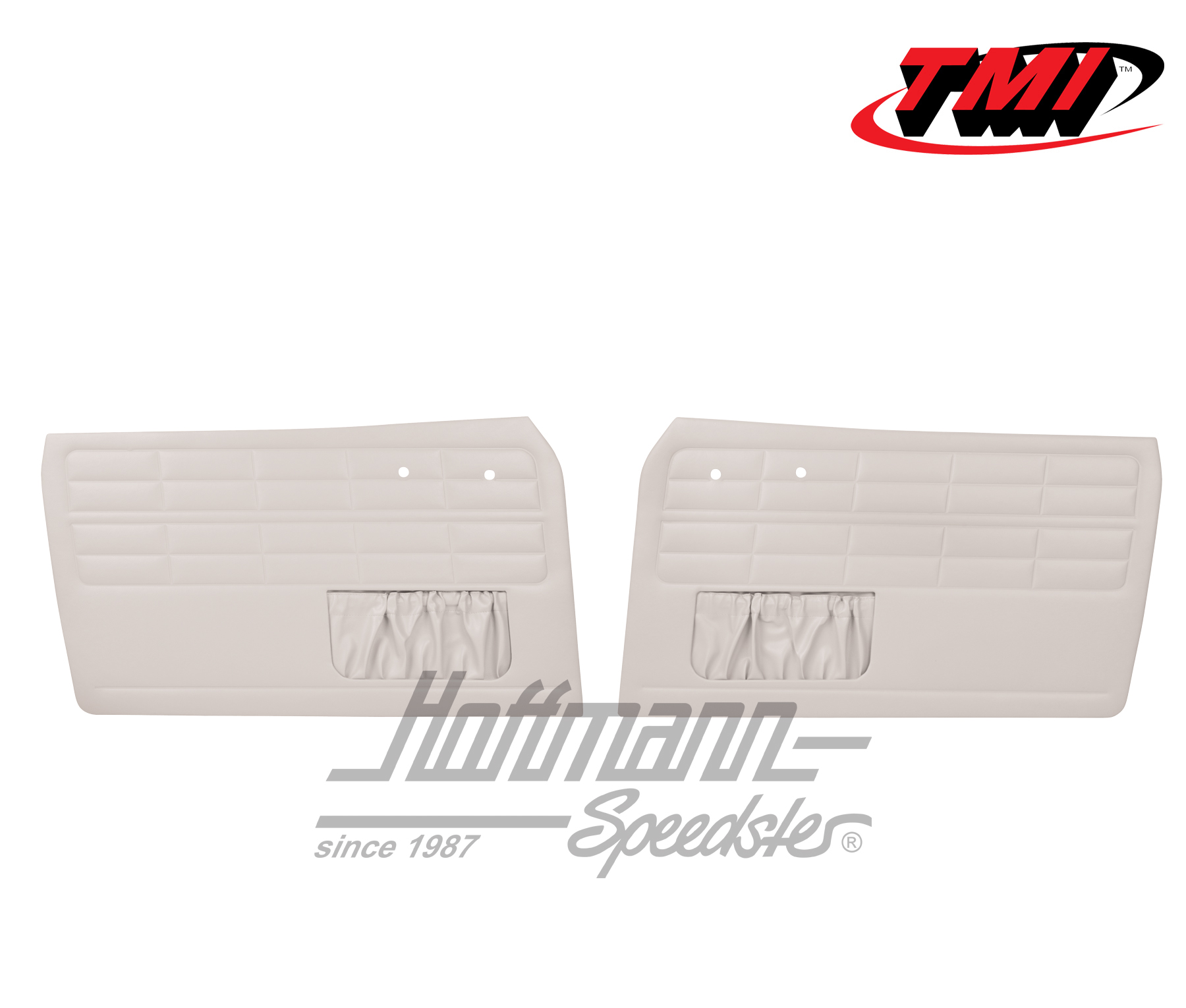 Panneaux intérieurs de portes, Karmann Ghia, -7.63, blancs | 10-1504-20 | 066-0020-00