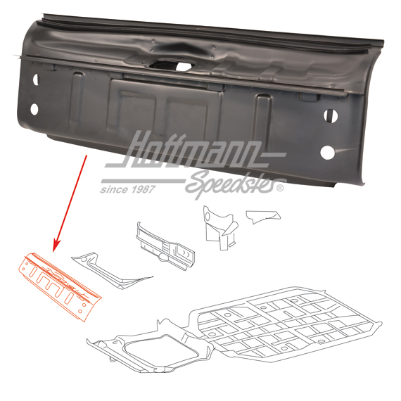 Cloison transversale, avant, .65-.67 | 901 501 031 20 | 590-0190-08