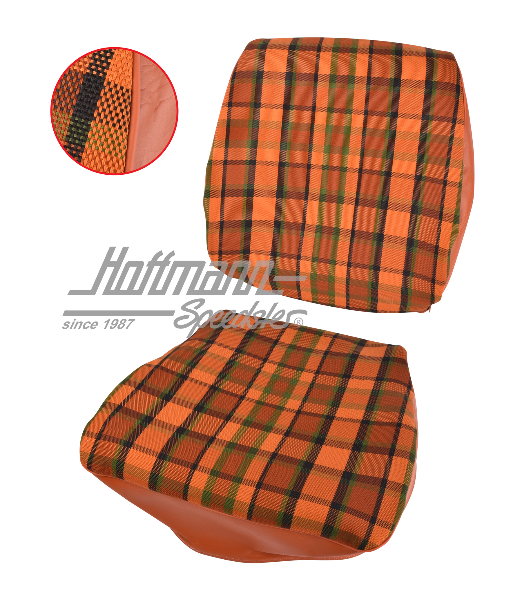 Housse de siège, Westfalia, rouge/orange, 74-79                                                     
