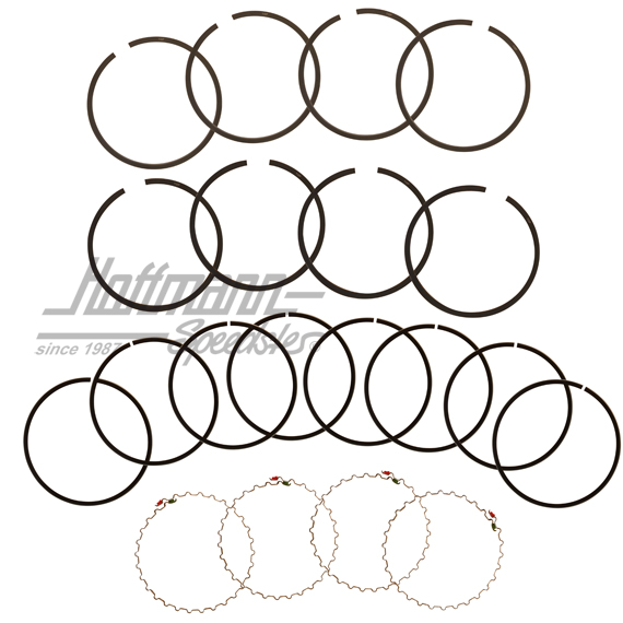 Segments de piston, 92mm, pour 4 pistons | 311 198 169  92mm | 010-0527-02