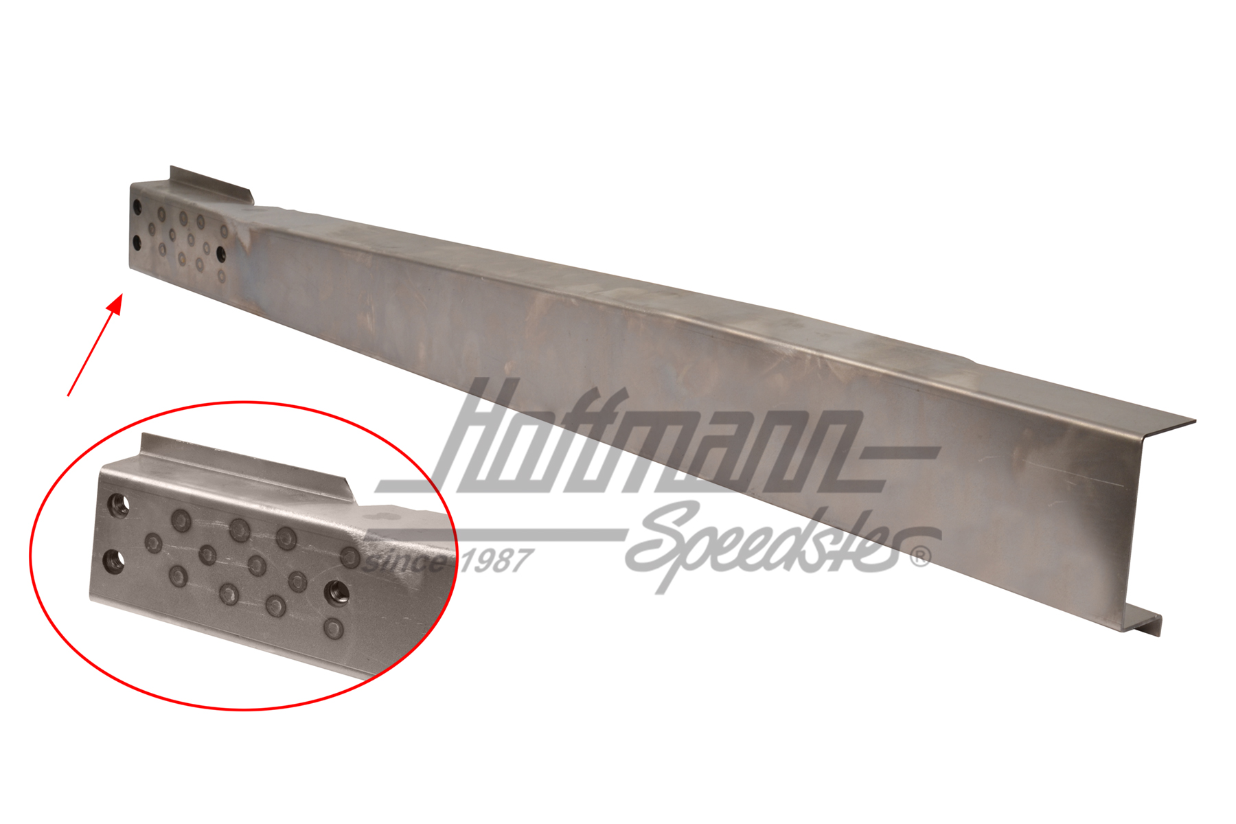 Tôle de réparation, longeron, arrière, 8.67-7.71, droite | 211 703 110 A | 096-0197-12