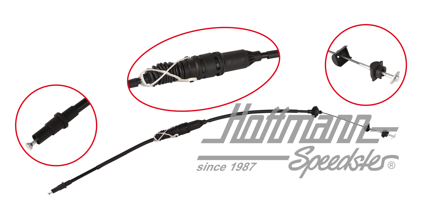 Câble d'embrayage, 1260mm, Bus T4, 9.90-6.03 | 7D1 721 335 | 407-2310