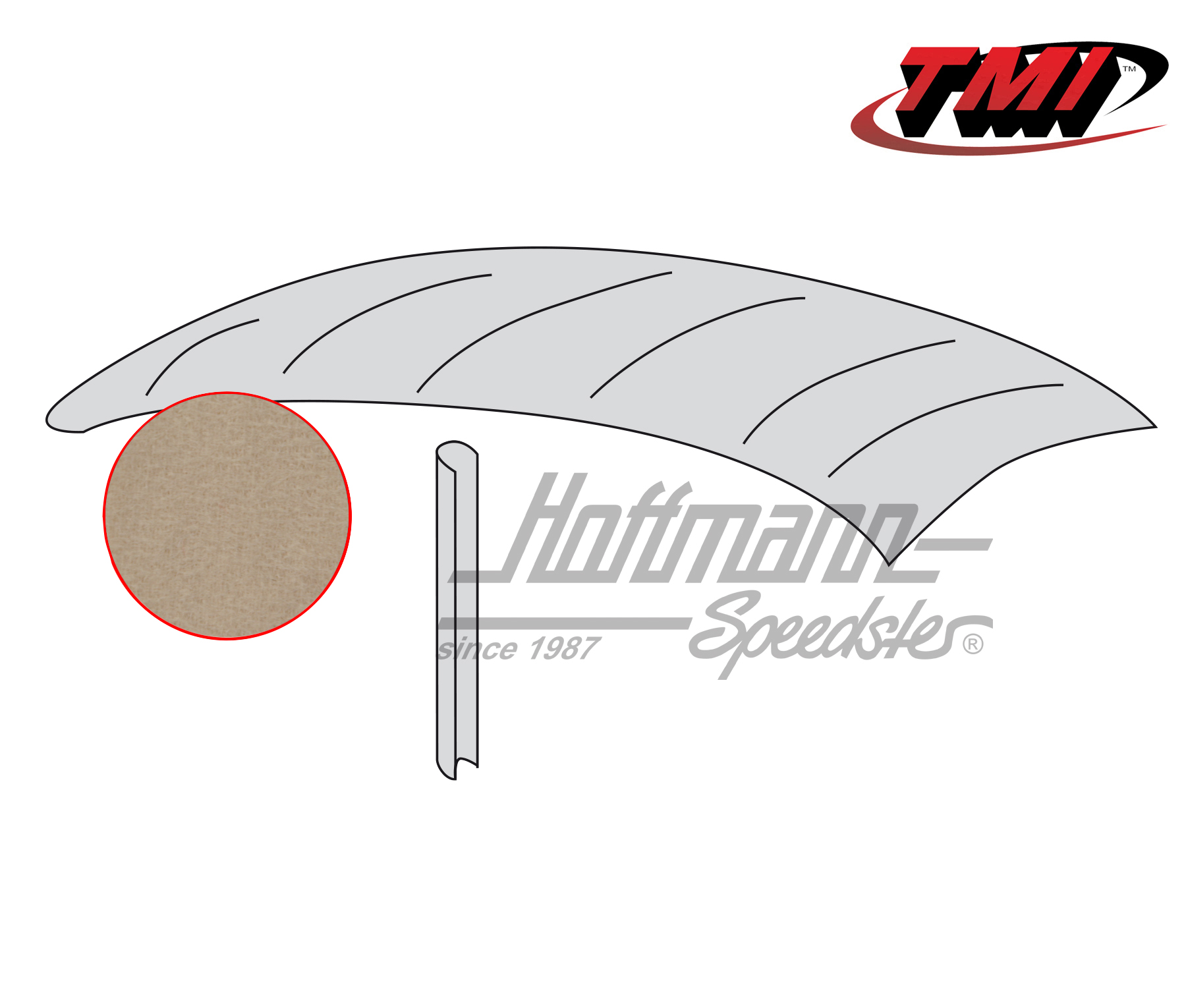 Ciel de toit, style origine, Mohair, ivoire, 8.46-7.52 | 20-1114-77 | 055-7190-70