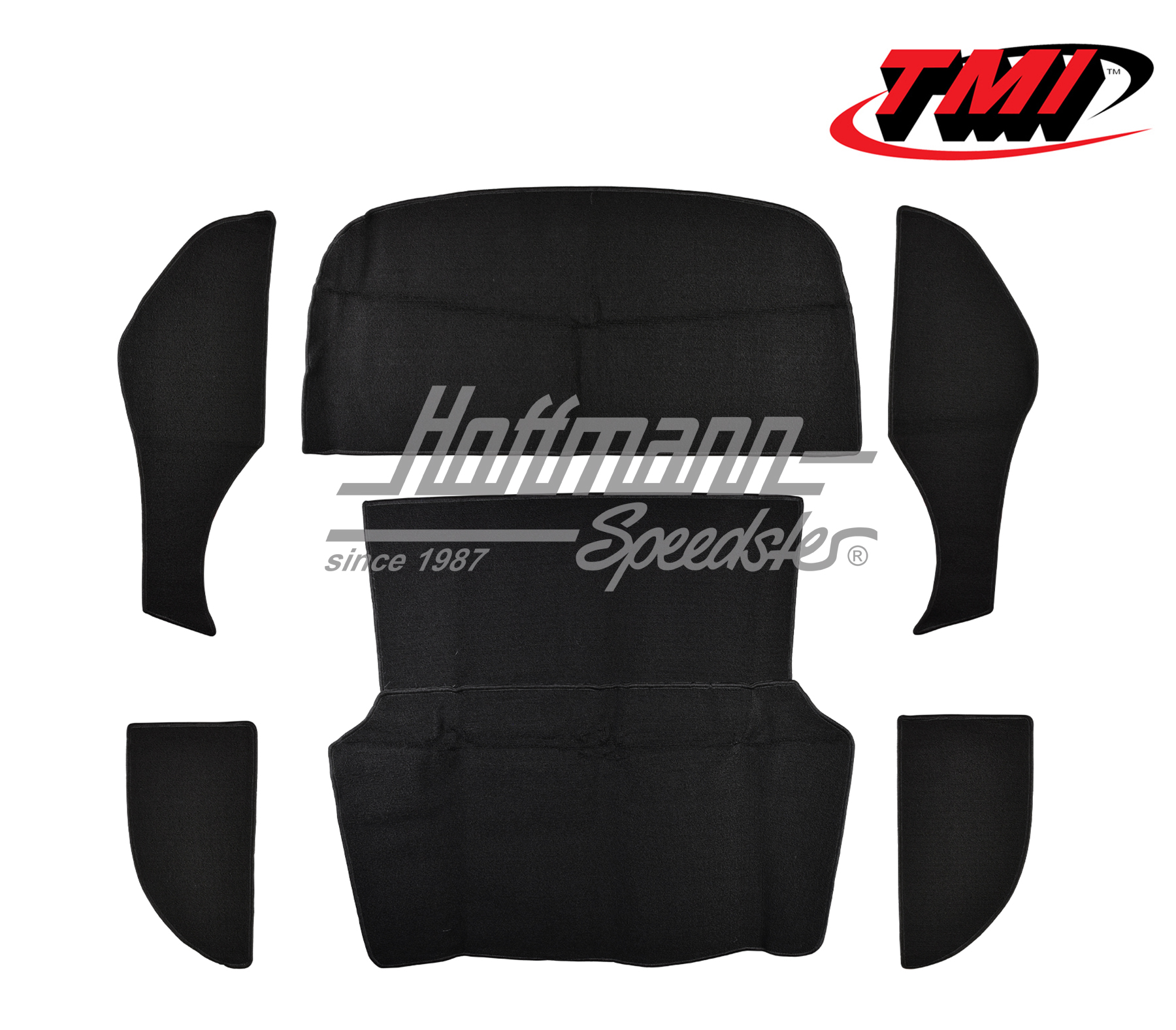 Jeu de tapis, coffre, arrière, Hatchback, noir | 34-R3136-301 | 069-9693