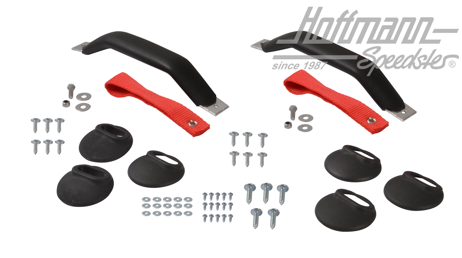 Jeu de poignées des portes, RS-Style, 74-98, rouge | EQ837030 | 580-0110