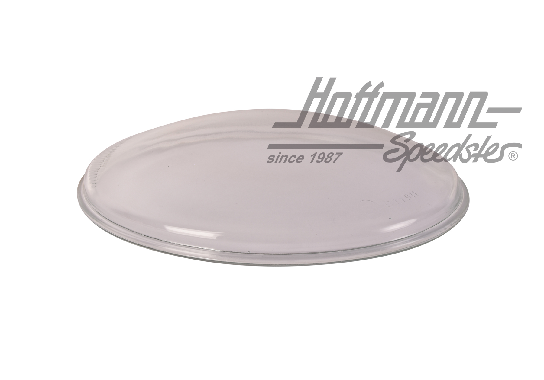 Verre de phare, "asymétrique", Hella, transparent                                                   