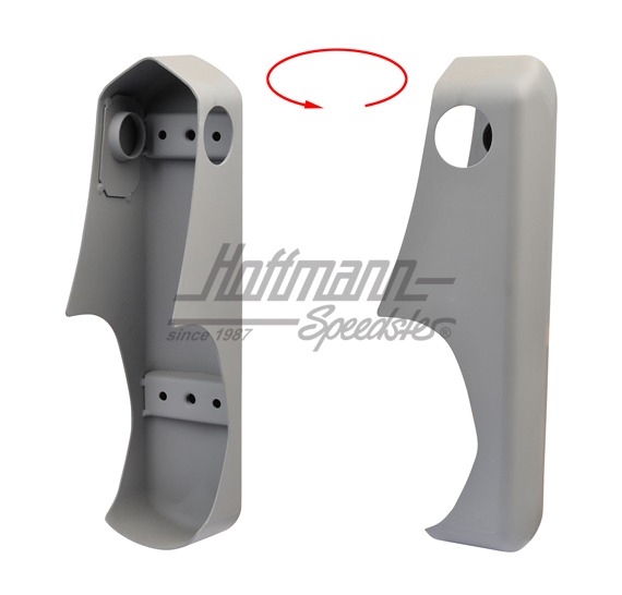 Butoir de pare-chocs, arrière, 58-67, USA, gauche | 213 707 355 A | 095-0834-01