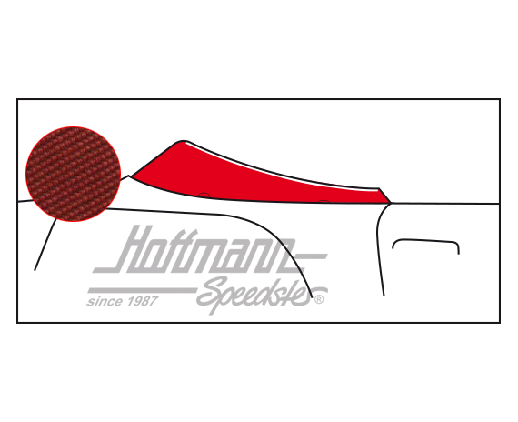 Housse de capote, 4.67-11.68, Sonnenland, rouge |  | 060-4052-60