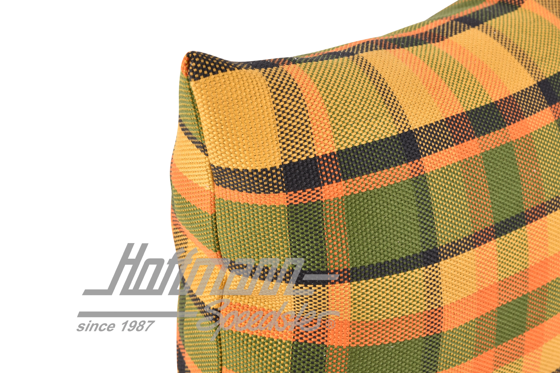Coussin, Westfalia, jaune/orange, 39x39cm                                                           