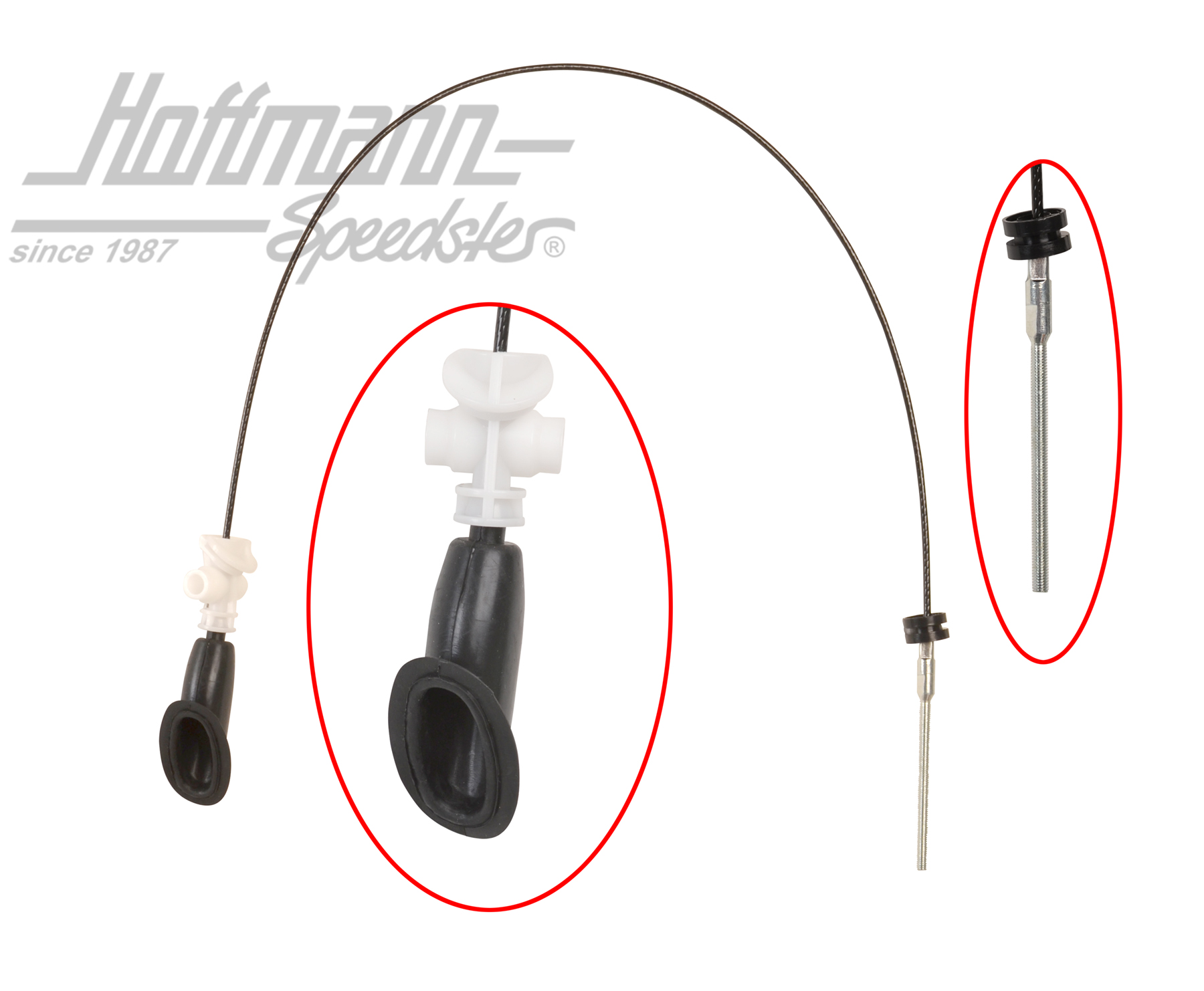 Câble de frein à main, avant, Bus T4, 5.97-6.03 | 701 711 476 A | 406-0150-10