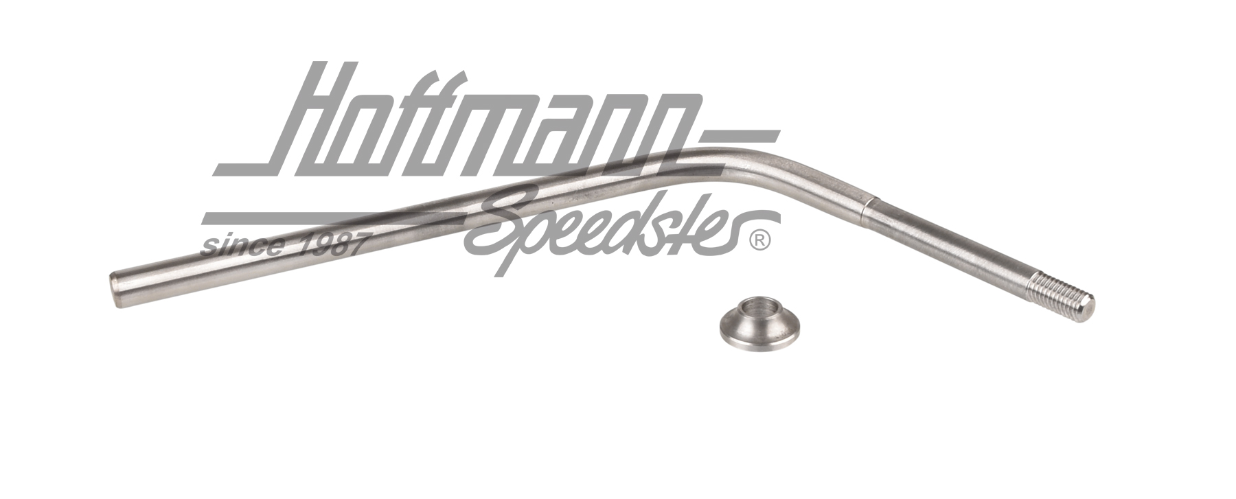 Bras de rétroviseur, charnière de porte, inox, gauche                                               